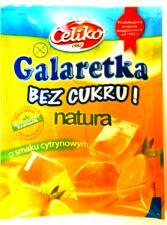Galaretka o smaku cytrynowym bez cukru 14g Celiko