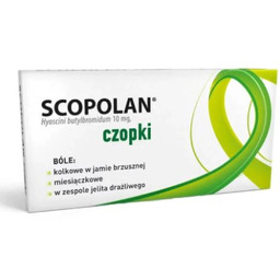 Scopolan 10 mg - 6 czopków