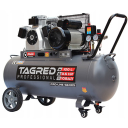 Kompresor bezolejowy 10 BAR 100L 3 tłokowy, mocny