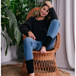 Todo Socks Damskie getry z wełną, ciepłe