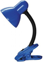 RABALUX 4260 Lampka Dennis na klipsie E27/40W niebieska
