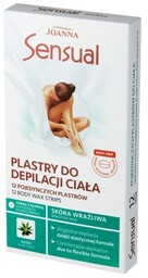 JOANNA Sensual Plastry do depilacji ciała - skóra