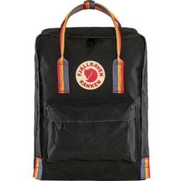 No Name Plecak Kanken Rainbown-550-907 black-rainbow pattern FJALLRAVEN