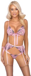 Bra Set Embroidery L/XL