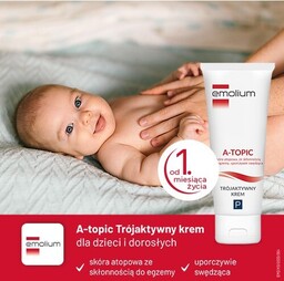 Emolium A-Topic Trójaktywny krem, 50 ml