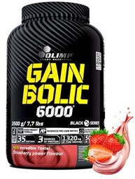 OLIMP Gainer Gain Bolic 6000 Truskawkowy (3500 g)