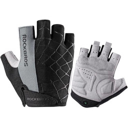 Rękawiczki rowerowe Rockbros S109GR rozmiar XL - szare