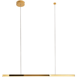 TRIO 1 lampa wisząca liniowa złoty 100cm ściemniana