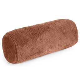 Eurofirany Poduszka dekoracyjna 15x45 Nina mocha futrzana wałek