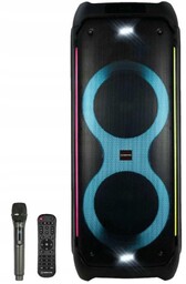 Głośnik przenośny Manta Athos czarny 300 W Bluetooth