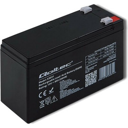 Qoltec Akumulator AGM 12V 9Ah