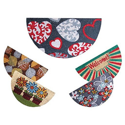 OEM SYSTEMS Mata podłogowa Coccobello Kształt Półkola Nasiona