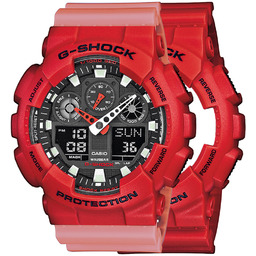 G-SHOCK SET GA-100B-4AER + BEZEL 10395289 + PASEK
