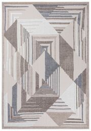 Dywan zewnętrzny geometryczny ED12C Cream Aventura CTL