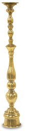 Świecznik metalowy złoty duży 81x13x13 115950