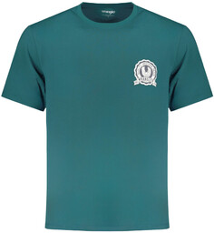 ZIELONY T-SHIRT MĘSKI Z KRÓTKIM RĘKAWEM WRANGLER