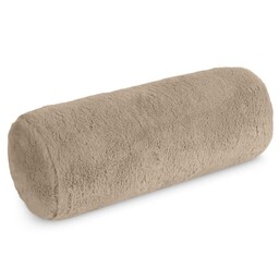 Eurofirany Poduszka dekoracyjna 15x45 Nina beżowa jasna futrzana