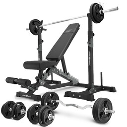 Marbo Sport Zestaw MS34_2.0_113KG Ławka dwustronna + wielopoziomowe