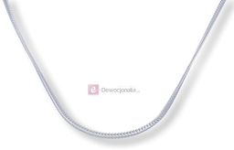 Łańcuszek srebrny, pr. 925 snake diamentowany