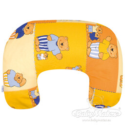 Babymatex Poduszka pozycjonująca mini Relax rogal 140cm żółta