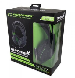 Esperanza Słuchawki z mikrofonem gaming thunderbird
