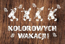 Zestaw: Kolorowych Wakacji- wycinanka z kartonu