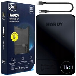 PowerBank 3mk Hardy z MagSafe MagSynergy Ni+ Usb-c