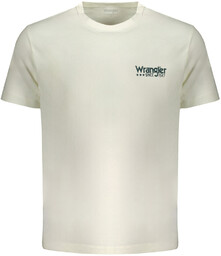BIAŁY T-SHIRT MĘSKI Z KRÓTKIM RĘKAWEM WRANGLER