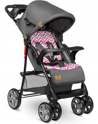 Wózek spacerowy Lionelo Emma Plus Pink Scandi 6-36