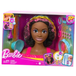 Barbie. Głowa Do Stylizacji Kręcone Włosy HMD79