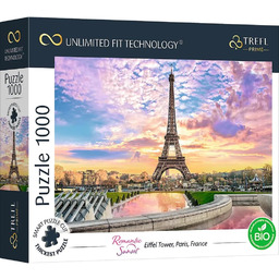 Puzzle 1000 elementów Trefl Prime Wieża Eiffla Paryż