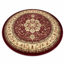 Dywan ROYAL ADR koło wzór 521 bordo koło