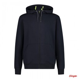 CMP Campagnolo Bluza męska FIX HOOD - Black/Blue