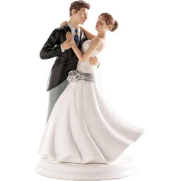 Dekora 305068 Tańcząca para młoda figurka na tort
