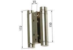 Zawias sprężynowy wahadłowy 150 mm niklowany