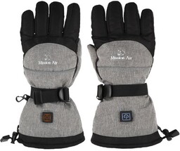 MISSION AIR Podgrzewane rękawiczki E-Gloves Czarno-szary