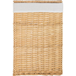 Kosz wiklinowy z wyściółką na pranie Koszoplotka naturalny