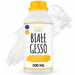 Gesso akrylowe białe podkład malarski grunt primer