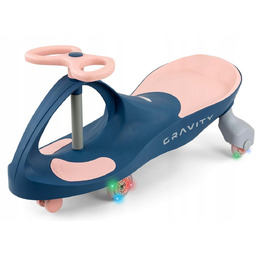 Jeździk grawitacyjny Gravity navy/pink 5927 Milly Mally