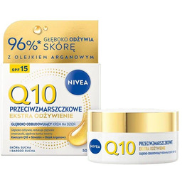 Q10 Przeciwzmarszczkowe Ekstra Odżywienie krem na dzień SPF15