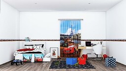AG Design Disney Cars naklejka na ścianę, samoprzylepna,