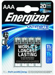 Bateria Litowa ENERGIZER ULTIMATE LITHIUM L92 AAA 4szt