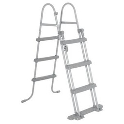 Drabinka do basenu 107 cm srebrna Bestway
