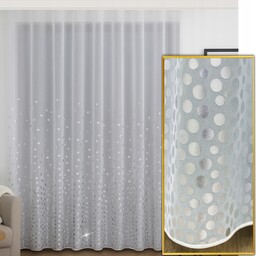 Firana Gotowa Etamina Biała Na Taśmie Z Ołowianką