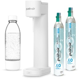 PushAir saturator do wody Dafi syfon biały +