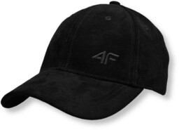 Czapka z daszkiem damska 4F AW23ACABF160 - czarna