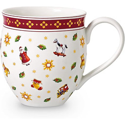 Villeroy & Boch Toy''S Delight Kubek, Porcelana, Biały/Czerwony,