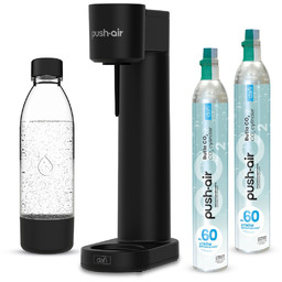 PushAir saturator do wody Dafi syfon czarny +