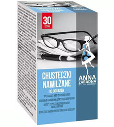 Anna Zaradna, chusteczki nawilżane do okularów, 30 sztuk