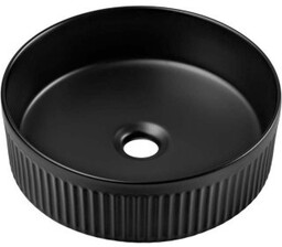 COMAD Umywalka nablatowa BEYOND 2 36 cm czarna